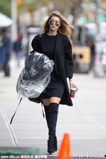 明星高筒靴,高筒靴演绎时尚新篇章